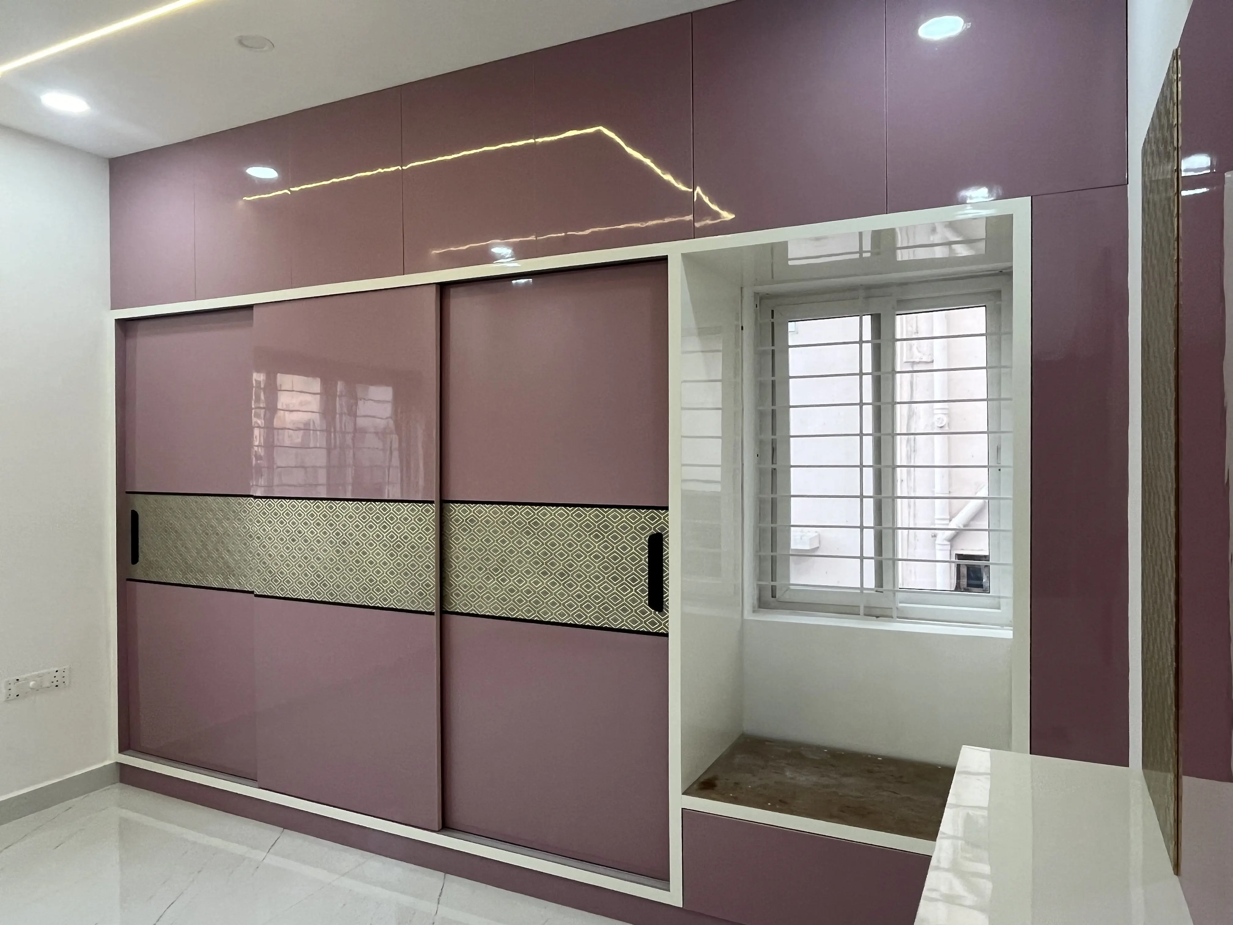 Master Bed room Sliding Design Hyderabad